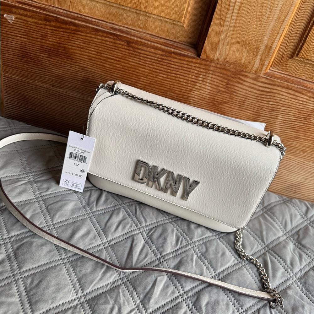 DKNY White Crossbody Bag